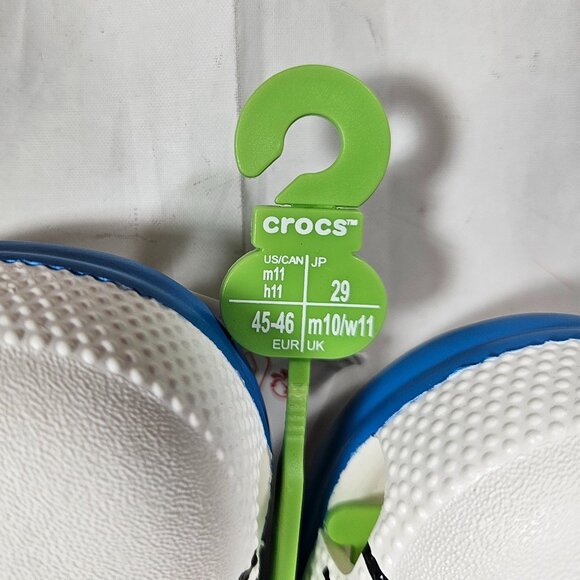 Crocs Hello Kitty Iam Classic Clog White Blue Red Men\'s Size 11 209438-100 main image 7